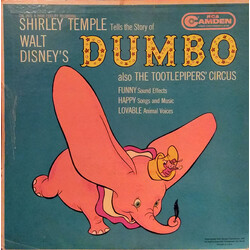 Shirley Temple / The Tootlepipers Walt Disney's Dumbo Also The Tootlepipers' Circus Vinyl LP USED