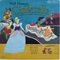 Ilene Woods / "Cinderella" Cast Walt Disney's Cinderella Also 20,000 Leagues Under The Sea Vinyl LP USED