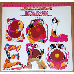 Herbert von Karajan / Berliner Philharmoniker / Maurice Ravel / Claude Debussy Bolero · La Mer & Prélude À L'après-midi D'un Faune Vinyl LP USED