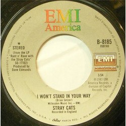 Stray Cats I Won't Stand In Your Way USED VINYL 7INCH SINGLE