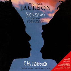 Michael Jackson Scream / Childhood VINYL 12" USED