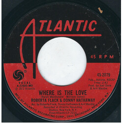 Roberta Flack / Donny Hathaway Where Is The Love / Mood USED VINYL 7INCH 45 RPM STYRENE