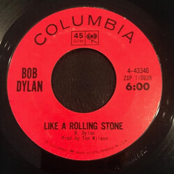 Bob Dylan Like A Rolling Stone / Gates of Eden USED VINYL 7INCH 45 RPM SINGLE STYRENE