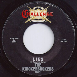 The Knickerbockers Lies USED VINYL 7INCH 45 RPM SINGLE STYRENE