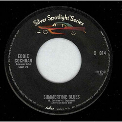Eddie Cochran Summertime Blues USED VINYL 7INCH 45 RPM SINGLE REISSUE