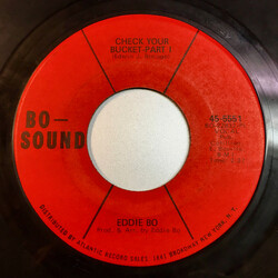 Eddie Bo Check Your Bucket USED VINYL 7INCH 45 RPM
