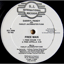 Darryl Pandy / Farley "Jackmaster" Funk Free Man VINYL 12" USED