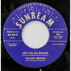 Lillian Briggs Hey! Ba-Ba-Re-Bop / I've Got Your Heart USED VINYL 7INCH 45 RPM SINGLE