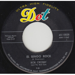 Bob Crosby And The Bob Cats El Bingo Rock / Boogie Woogie Rock USED VINYL 7INCH 45 RPM