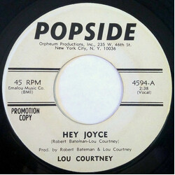 Lou Courtney Hey Joyce USED VINYL 7INCH SINGLE 45 RPM PROMO