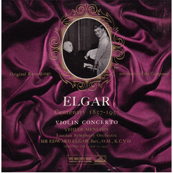 Sir Edward Elgar / Yehudi Menuhin / The London Symphony Orchestra Violin Concerto In B Minor, Op. 61 Vinyl LP USED