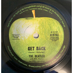 The Beatles / Billy Preston Get Back USED VINYL 7INCH 45 RPM SINGLE