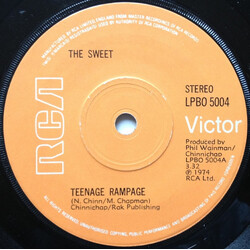 The Sweet Teenage Rampage USED VINYL 7INCH SINGLE STEREO