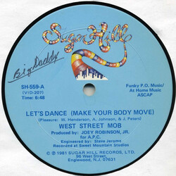 West Street Mob Let's Dance (Make Your Body Move) USED VINYL 12INCH 33 S RPM