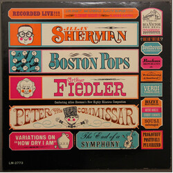 Allan Sherman / Arthur Fiedler / The Boston Pops Orchestra Peter And The Commissar Vinyl LP USED