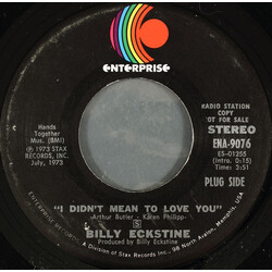 Billy Eckstine I Didn't Mean To Love You USED VINYL 7INCH 45 RPM SINGLE PROMO STEREO
