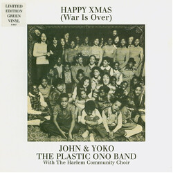 John Lennon & Yoko Ono / The Plastic Ono Band / The Harlem Community Choir Happy Xmas (War Is Over) VINYL 7" USED