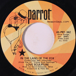 Love Sculpture In The Land Of The Few Vinyl 7" USED
