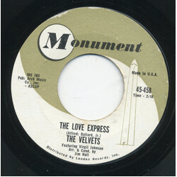 The Velvets / Virgil Johnson The Love Express USED VINYL 7INCH 45 RPM SINGLE STYRENE