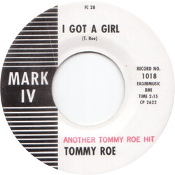 Tommy Roe I Got A Girl / Pretty Girl USED VINYL 7INCH 45 RPM SINGLE