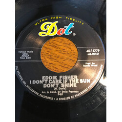 Eddie Fisher I Don't Care If The Sun Don't Shine USED VINYL 7INCH 45 RPM SINGLE