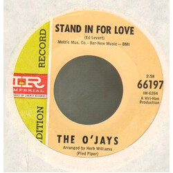 The O'Jays Stand In For Love USED VINYL 7INCH 45 RPM PROMO