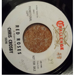 Chris Crosby Red Roses / Pretty Girls (Look So Fine) USED VINYL 7INCH 45 RPM SINGLE PROMO STYRENE