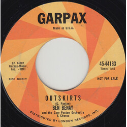 Ben Benay / Gary Paxton Orchestra & Chorus Outskirts USED VINYL 7INCH 45 RPM PROMO