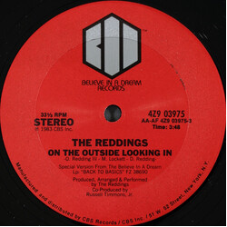 The Reddings On The Outside Looking In USED VINYL 12INCH 33 S RPM STEREO