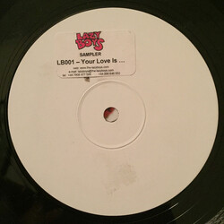 The Lazy Boys Lazy Boys Sampler USED VINYL 12INCH SINGLE SIDED WHITE LABEL