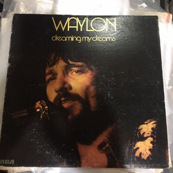 Waylon Jennings Dreaming My Dreams Vinyl LP USED