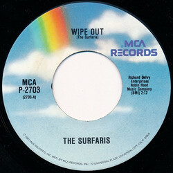 The Surfaris Wipe Out / Surfer Joe USED VINYL 7INCH 45 RPM REISSUE