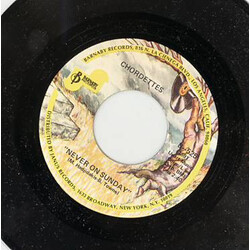 The Chordettes Never On Sunday / Faraway Star USED VINYL 7INCH SINGLE REISSUE
