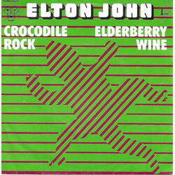 Elton John Crocodile Rock / Elderberry Wine USED VINYL 7INCH 45 RPM SINGLE