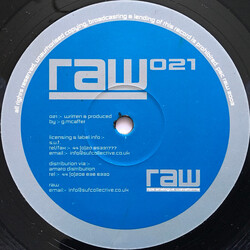 Guy McAffer RAW 021 Vinyl 12" USED