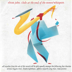 Elton John Club At The End Of The Street / Whispers USED VINYL 7INCH SINGLE 45 RPM