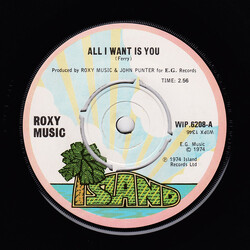 Roxy Music All I Want Is You USED VINYL 7INCH 45 RPM SINGLE
