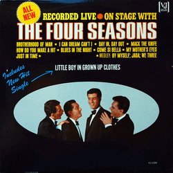 The Four Seasons On Stage With The Four Seasons Vinyl LP USED