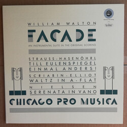 Sir William Walton / Chicago Pro Musica Façade - An Instrumental Suite In The Original Scoring Vinyl LP USED