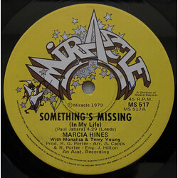 Marcia Hines Something's Missing (In My Life) USED VINYL 7INCH