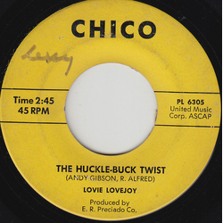 Lovie Lovejoy The Huckle-Buck Twist / Late Late Blues Vinyl 7" USED