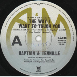 Captain And Tennille The Way I Want To Touch You Vinyl 7" USED