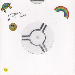 Klaxons Gravity's Rainbow USED VINYL 7INCH SINGLE WHITE LABEL LIMITED EDITION NUMBERED