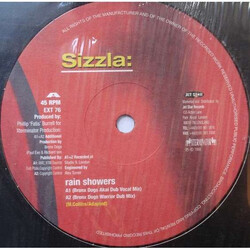 Sizzla Rain Showers USED VINYL 12INCH 45 RPM