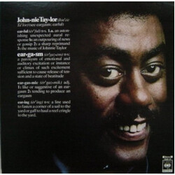 Johnnie Taylor Eargasm Vinyl LP USED