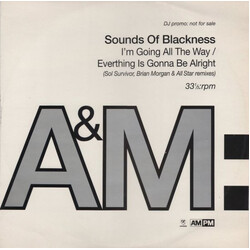 Sounds Of Blackness I'm Going All The Way / Everything Is Gonna Be Alright USED VINYL 12INCH 33 S RPM PROMO