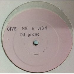 In-Dex Give Me A Sign USED VINYL 12INCH WHITE LABEL