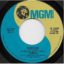 Tompall Glaser Mendocino USED VINYL 7INCH 45 RPM STYRENE