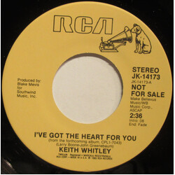 Keith Whitley I've Got The Heart For You USED VINYL 7INCH 45 RPM PROMO