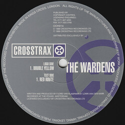 The Wardens Double Yellow / Red Route USED VINYL 12INCH